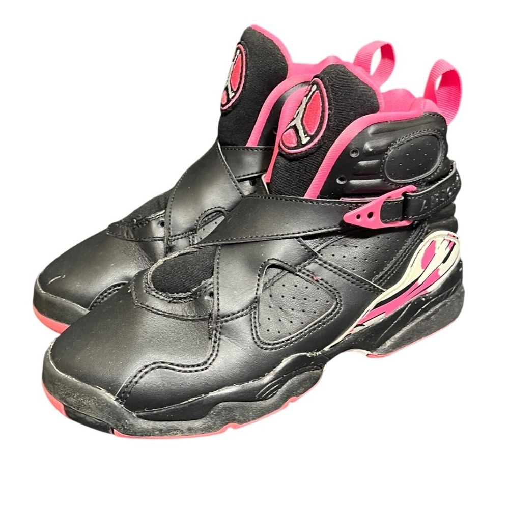 Nike Air Jordan 8 Retro High Pinksicle Sneakers 580528-006 Youth Size 4 Shoes